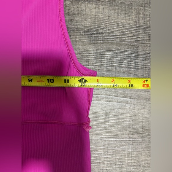 Lululemon Power Pivot Ribbed Tank Pink - Picture 5 of 6